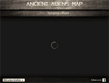 Tablet Screenshot of ancientaliensmap.com